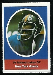 1972 Sunoco Stamps      423     Roland Lakes
